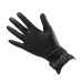 Salon Smart Vinyl Disposable Gloves - Black Large 100pk 